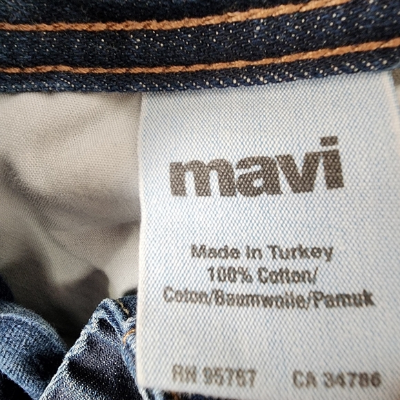 Mavi Josh Low Rise Easy Bootcut Jeans Dark Wash Size 31 - Picture 14 of 16